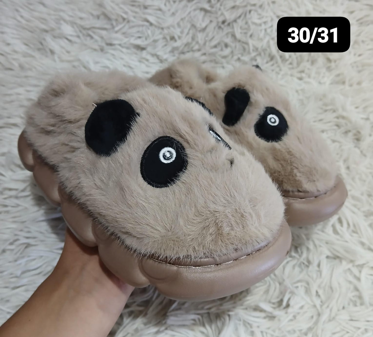 Pantuflas Panda para niño