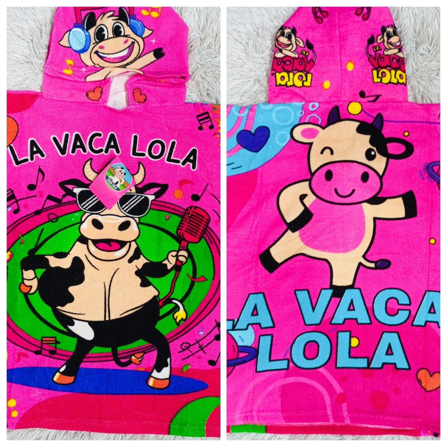 Toallon poncho para niño
