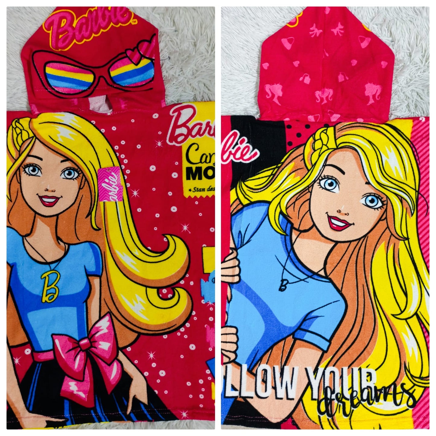 Toallon poncho para niño