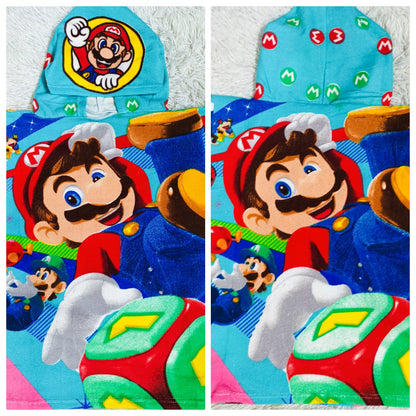 Toallon poncho para niño