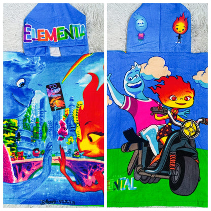 Toallon poncho para niño