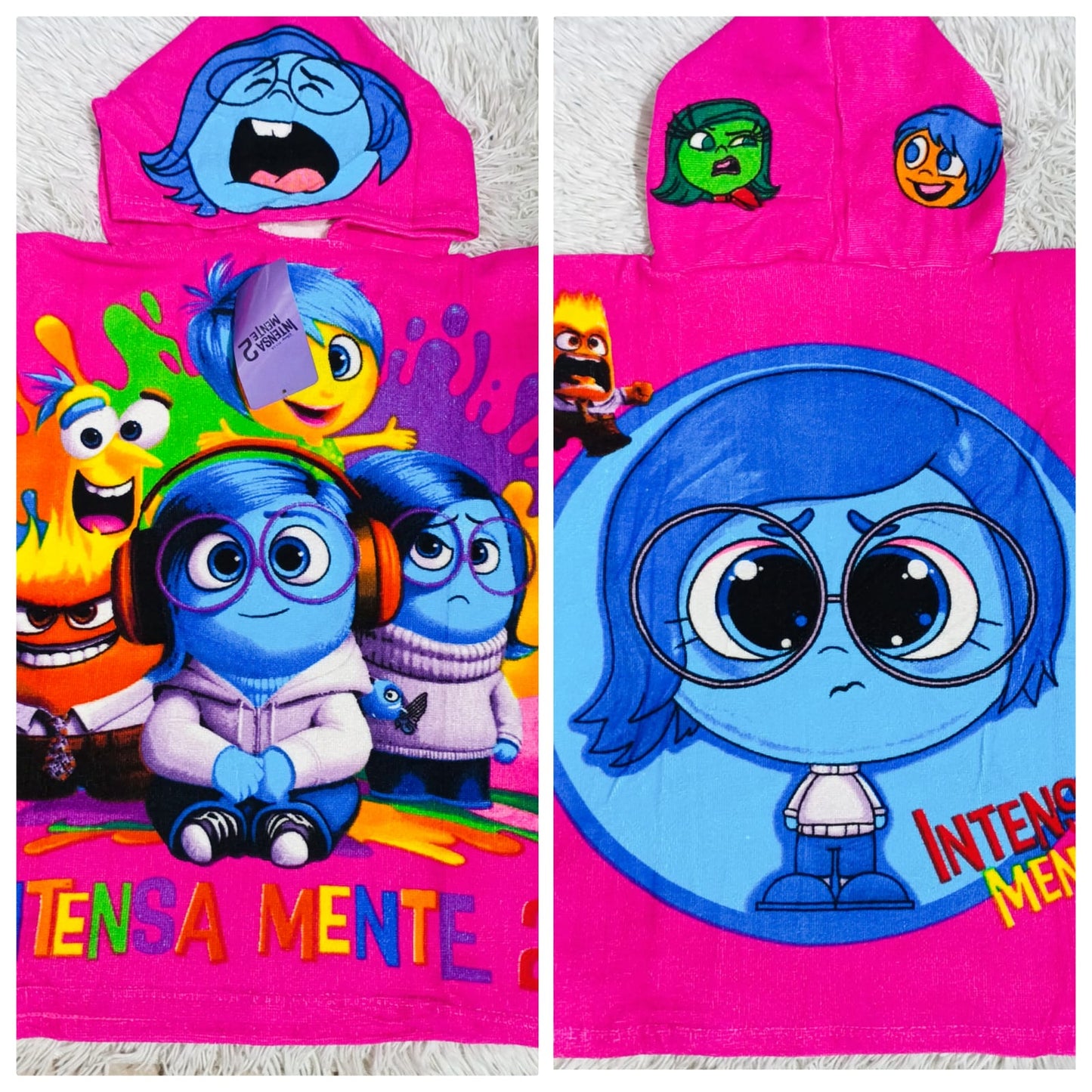 Toallon poncho para niño