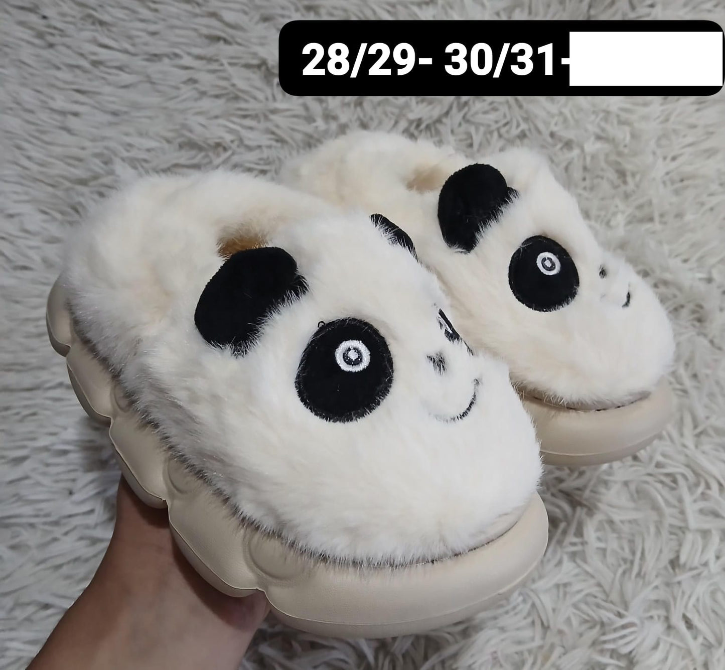 Pantuflas Panda para  niño
