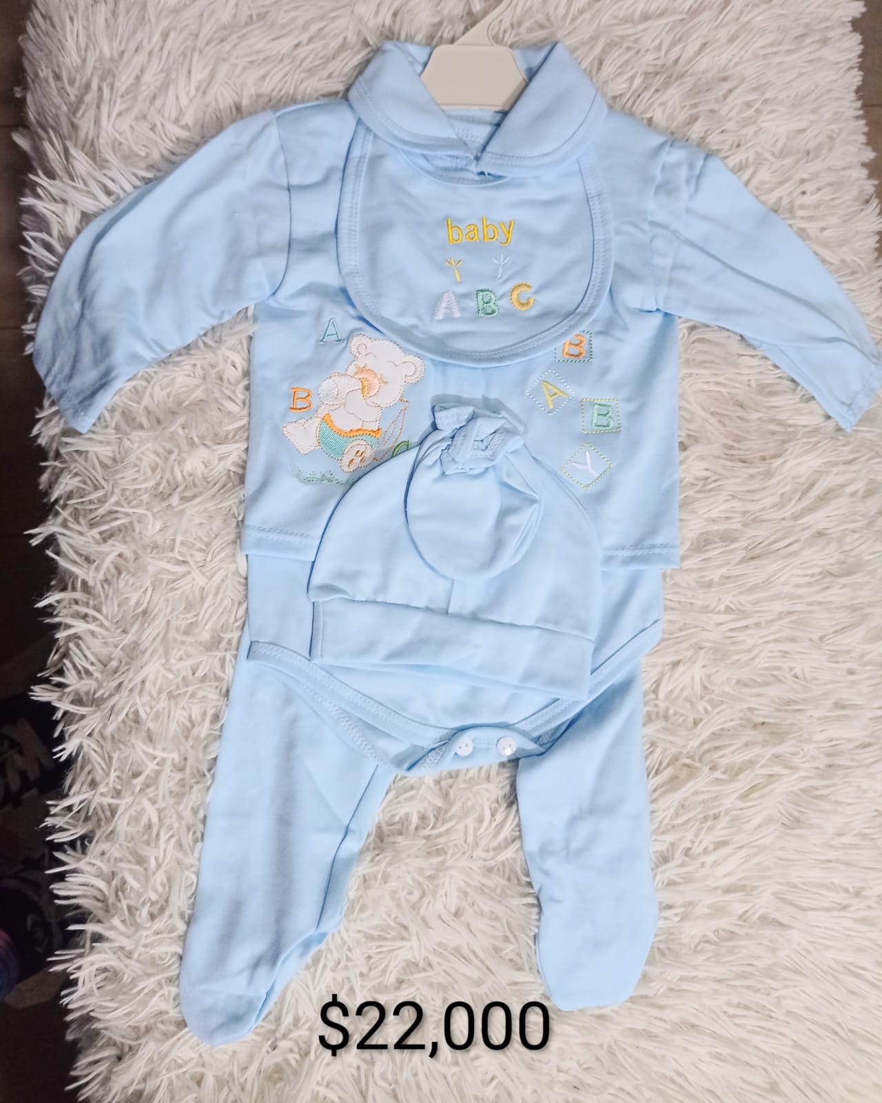 Recibidor de bebe 7 piezas